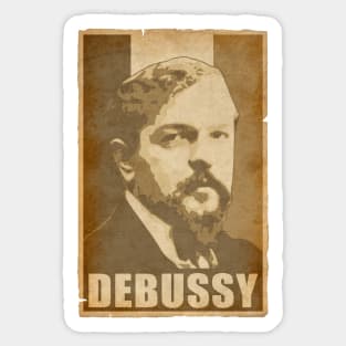 Claude Debussy French Sticker